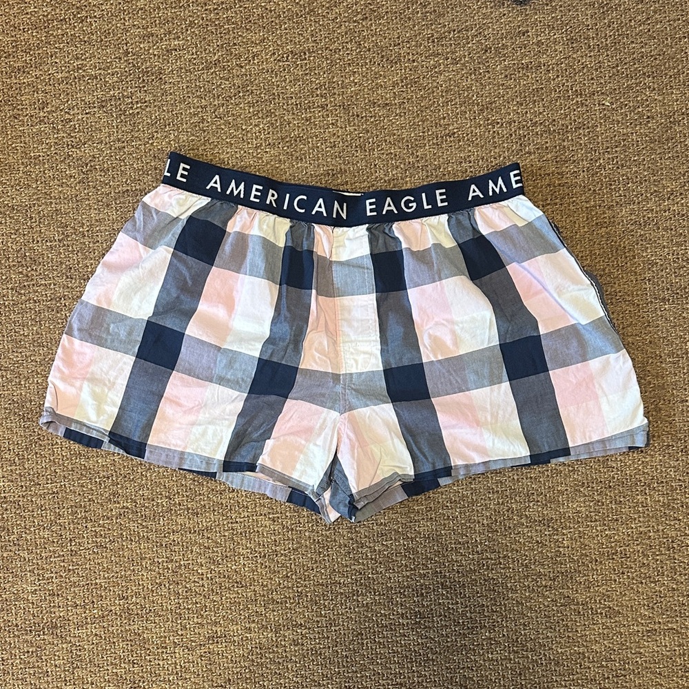 American Eagle Plaid Boxer Shorts